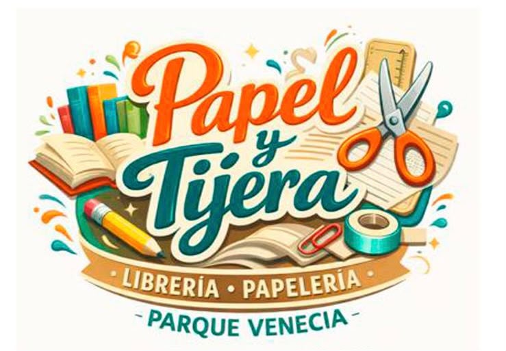Logo Papel y Tijera Parque Venecia