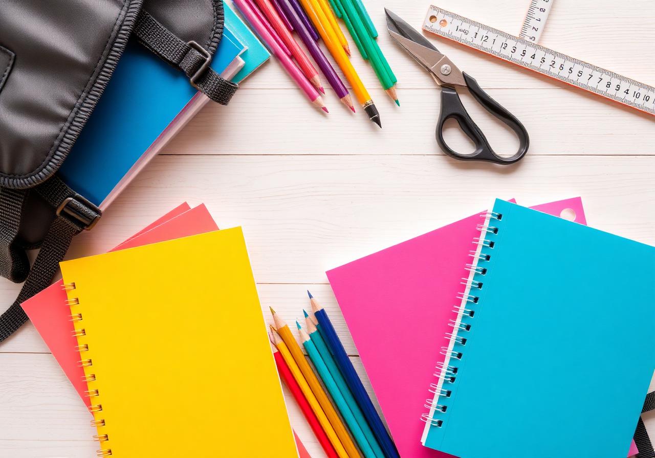Material escolar para vuelta al cole